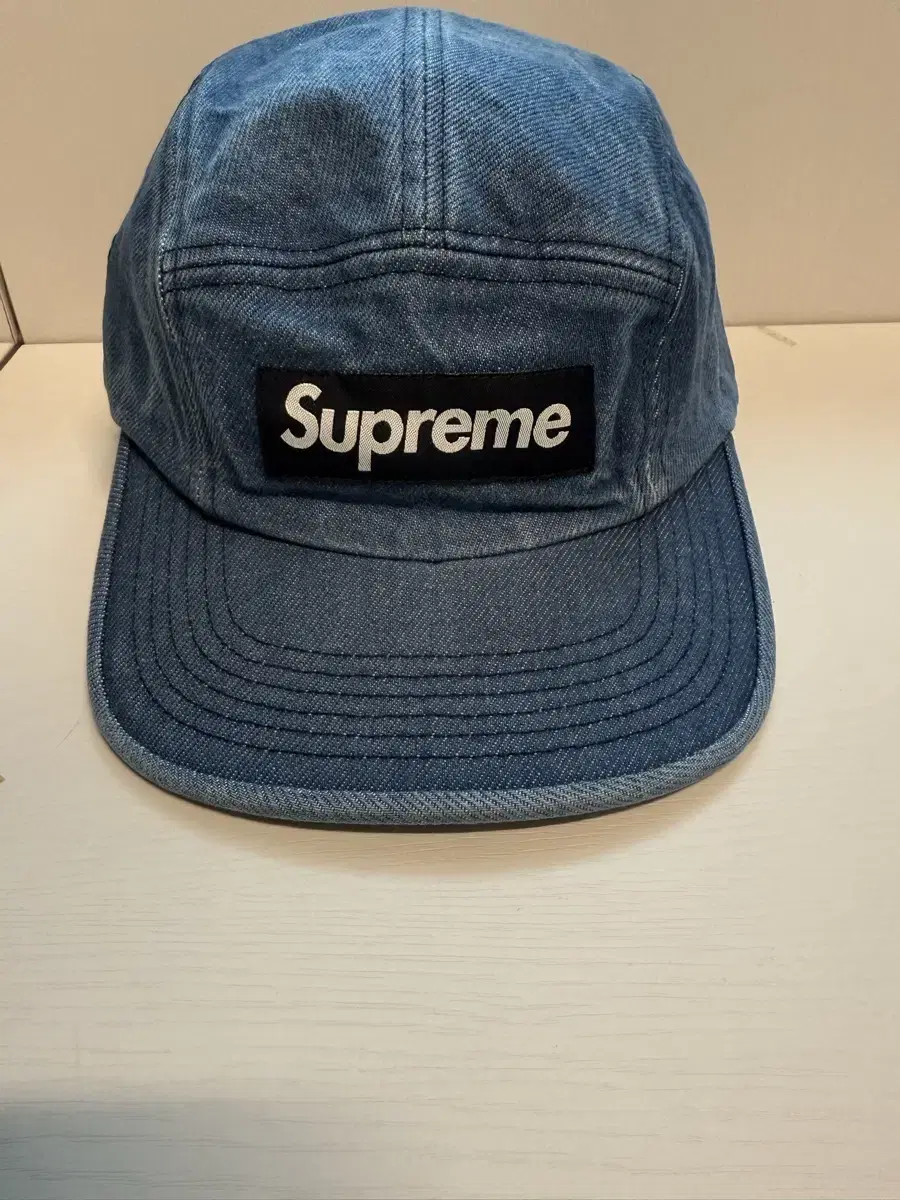 슈프림 데님 캡 데님 모자 Supreme 데님모자 새상품 무료배송